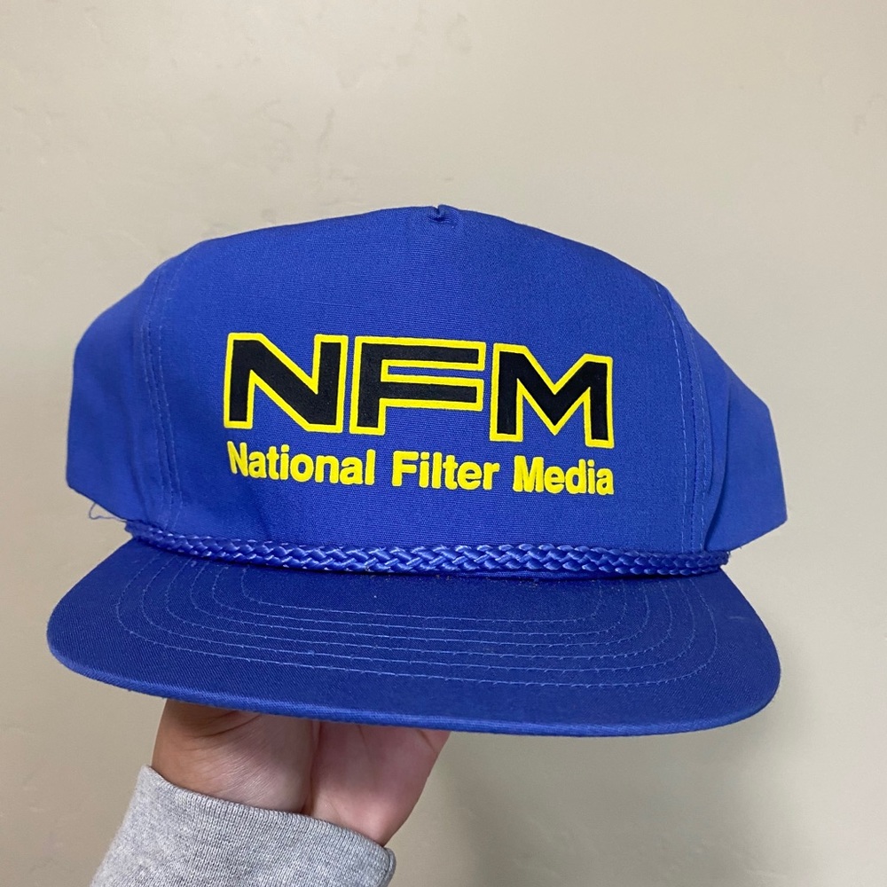 Vintage National Filter Media SnapBack Hat